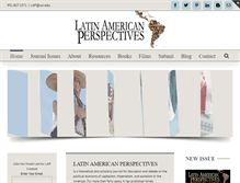 Tablet Screenshot of latinamericanperspectives.com